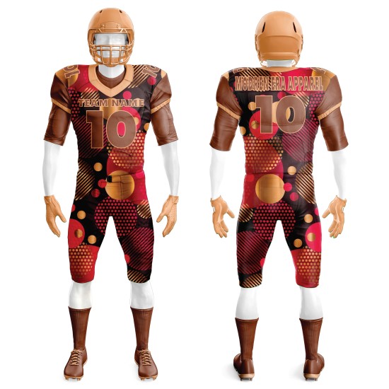 Lightweight Custom Men's American Football Uniform Best Quality Breathable Short Sleeve Printed Techniques Custom Size Options Lightweight Custom Men's American Football Uniform Best Quality Breathable Short Sleeve Printed Techniques Custom Size Options