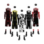 2025 High Quality BSCI Polyester Sublimation Printed Basketball Jersey Adults' Breathable Sportswear Set Basketball Uniforms 2025 High Quality BSCI Polyester Sublimation Printed Basketball Jersey Adults' Breathable Sportswear Set Basketball Uniforms