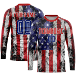 Wholesale Men's 100% Polyester Soccer Jerseys Custom Name and Full Sleeve Sublimated Design France Football Uniforms Wholesale Men's 100% Polyester Soccer Jerseys Custom Name and Full Sleeve Sublimated Design France Football Uniforms
