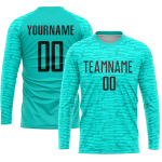 High Quality Custom Name Full Sleeve Soccer Uniform 100% Polyester Breathable Football Jersey Factory-Made France Style High Quality Custom Name Full Sleeve Soccer Uniform 100% Polyester Breathable Football Jersey Factory-Made France Style