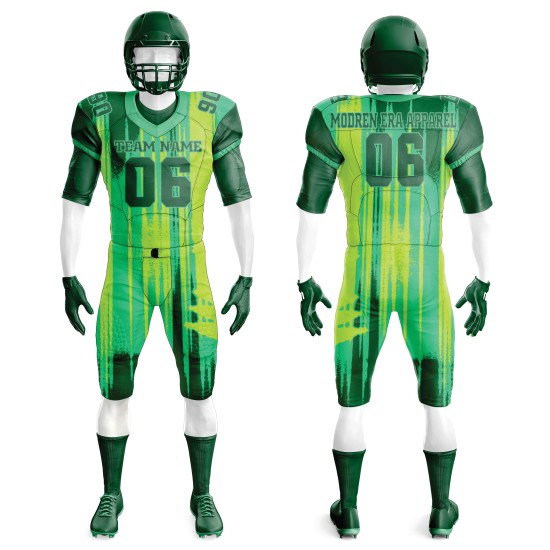 High Quality Sublimation American Football Uniforms Customized Designs Printing Quick Dry Breathable Short Sleeve High Quality Sublimation American Football Uniforms Customized Designs Printing Quick Dry Breathable Short Sleeve
