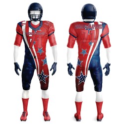 Men's Sport Suit Comfortable 100% Polyester American Football Uniform Short Breathable Printed Techniques New Uniforms Sets