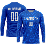 High Quality Custom Name Full Sleeve Soccer Uniform 100% Polyester Breathable Football Jersey Factory-Made France Style High Quality Custom Name Full Sleeve Soccer Uniform 100% Polyester Breathable Football Jersey Factory-Made France Style