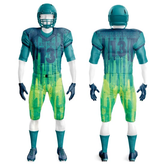 High Quality Sublimation American Football Uniforms Customized Designs Printing Quick Dry Breathable Short Sleeve High Quality Sublimation American Football Uniforms Customized Designs Printing Quick Dry Breathable Short Sleeve