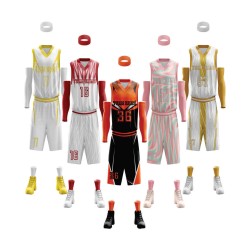 Custom Wholesale Retro Design Men's Basketball Uniform Jerseys Laker Basketball Jersey Polyester Singlets Vests Kit Set