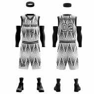 Custom High Quality Breathable Basketball Uniforms Plus Size Digital Printing Breathable Basketball Singlet Set Summer