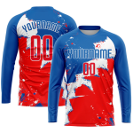 New Arrival OEM Custom Design Sublimation Print Soccer Team Wear Football Uniform Full Sleeve Men Youth France, Soccer Jerseys