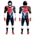 Fully Customized Breathable Plus Size American Football Team Wear Uniform Set with Printed Sublimation Inverted Varsity Design